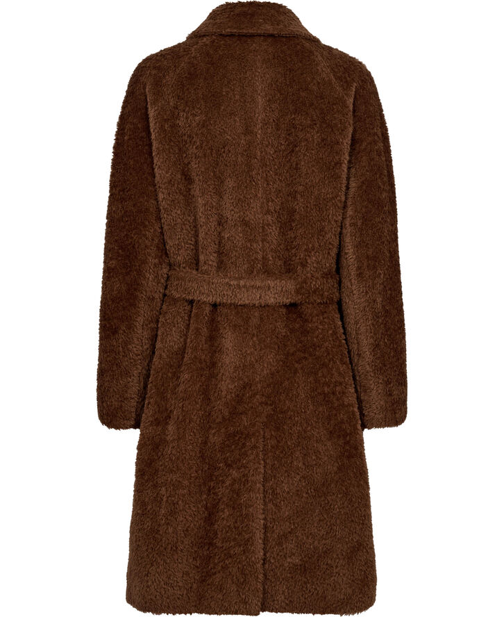 Marella IPPY Coat - 100% Virgin Wool & Alpaca Blend Biscuit