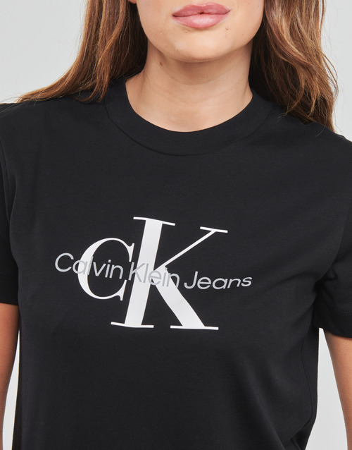 Calvin Klein Jeans - CORE MONOGRAM REGULAR TEE - Noir