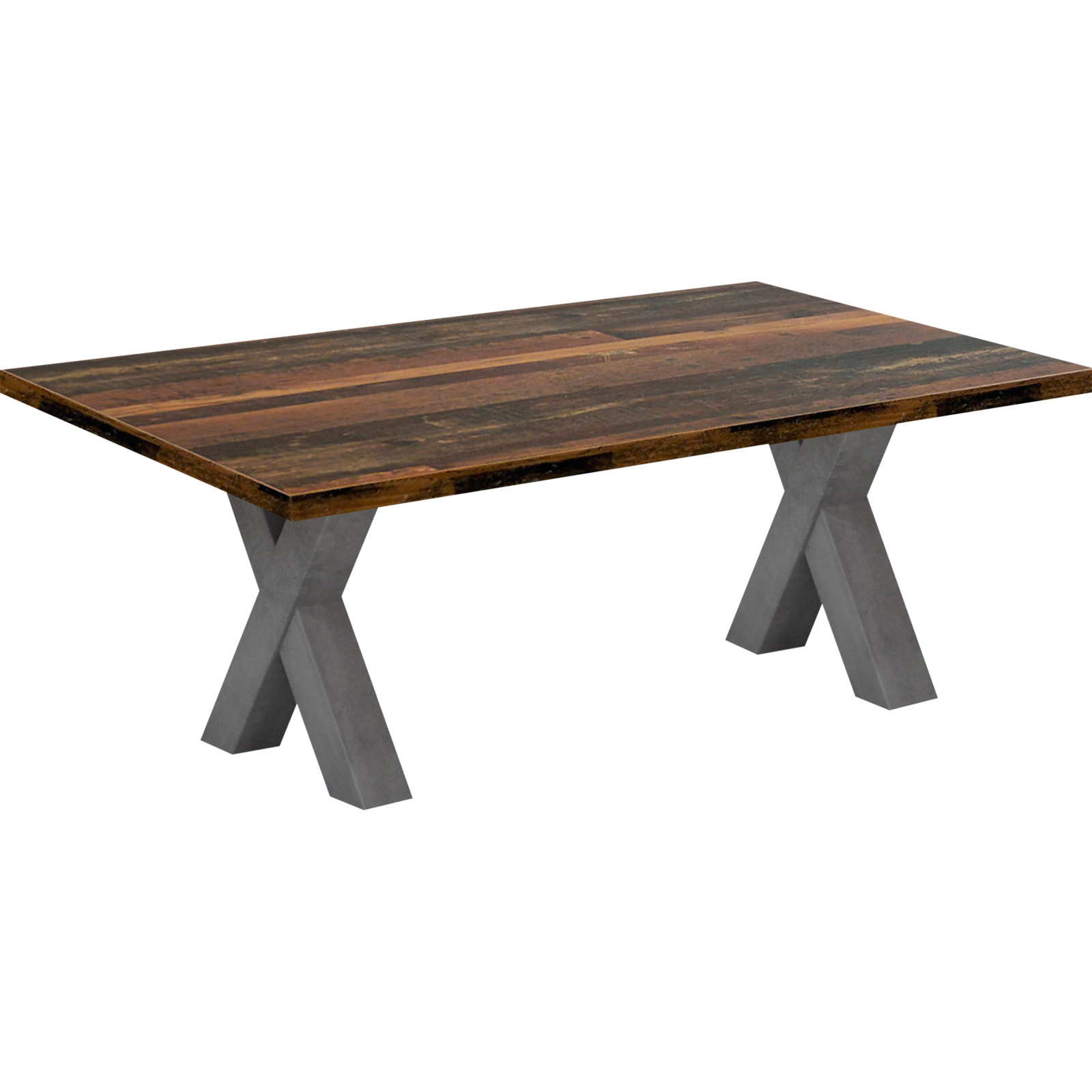 Salontisch Mister X-Fuss Dekor 120 x 47 x 70 cm