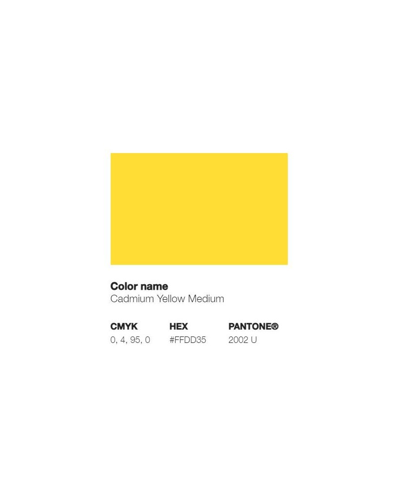 Jaune de Cadmium Moyen