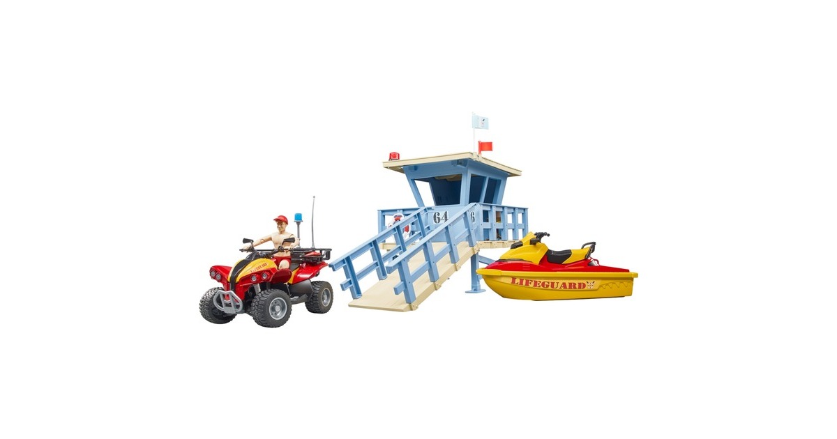 bruderbworld Reddingsbrigade Station Speelfiguur  (62780)