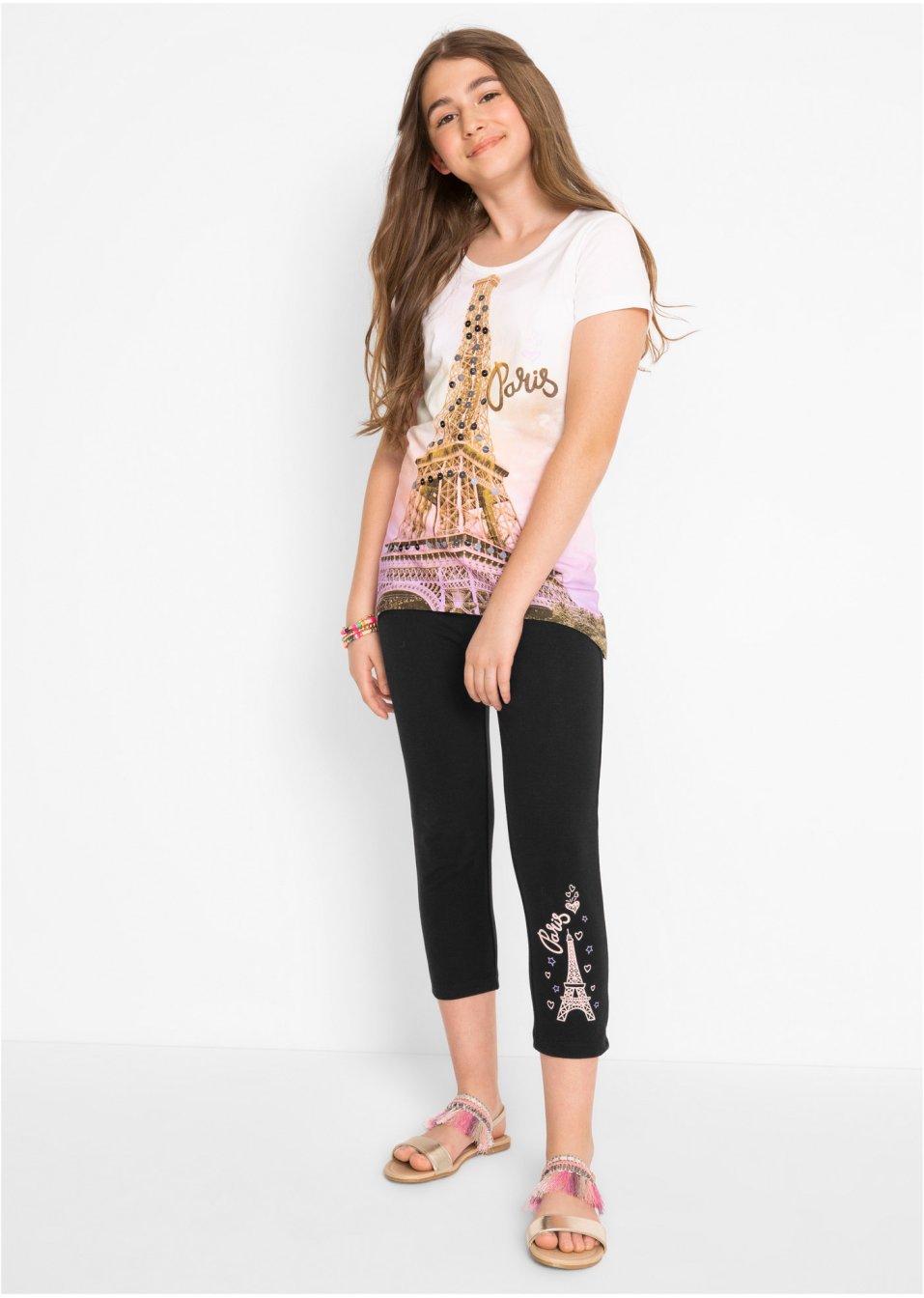 T-shirt + legging 3/4 (Ens. 2 pces.)
