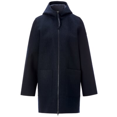 Damen-Wollparka, Navy