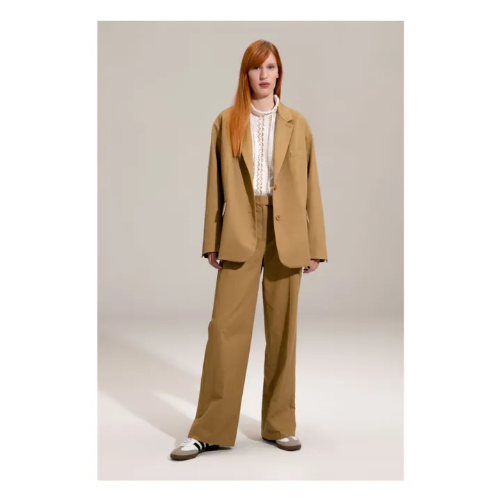 BELLEPIECE Pantalon Varsovie Toile Epaisse | Camel
