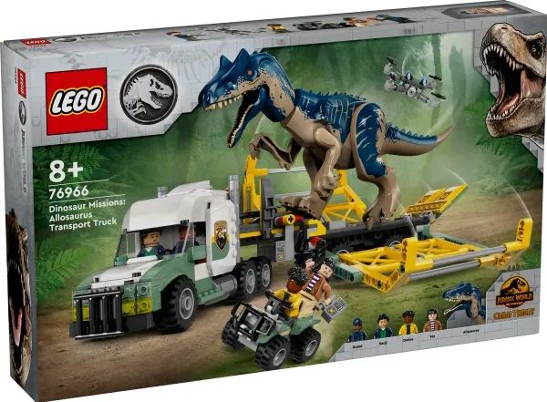 LEGO Jurassic World 76966 Dinosaurmissioner: Allosaurus-transportvogn