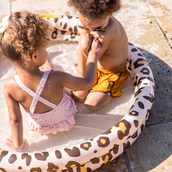 Swim Essentials Exclusive Baby Zwembad Beige Leopard (Ø 100 cm)