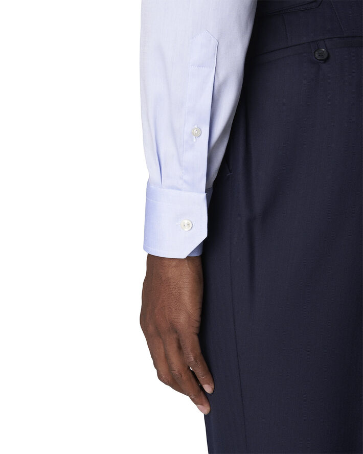 ETON Super Slim Fit Light Blue Signature Twill Shirt Lyseblå