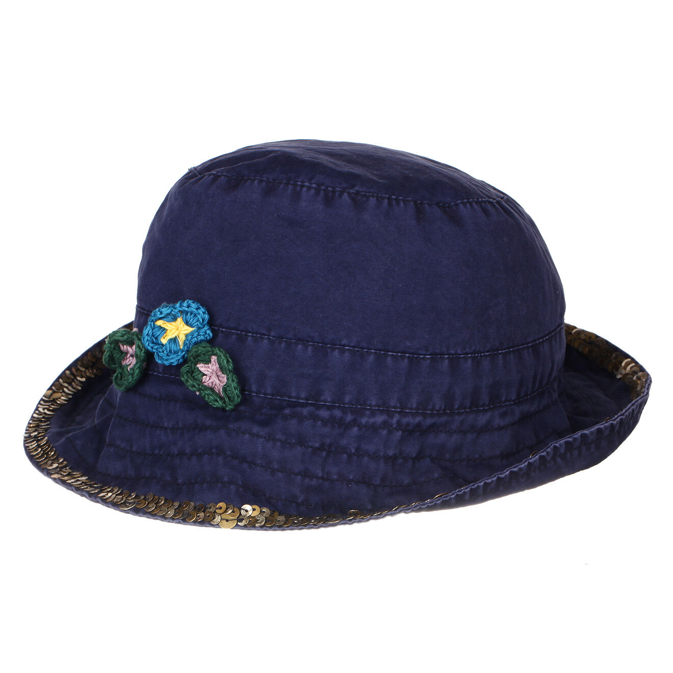 Bellerose Chapeau Isolde en Coton bleu foncé