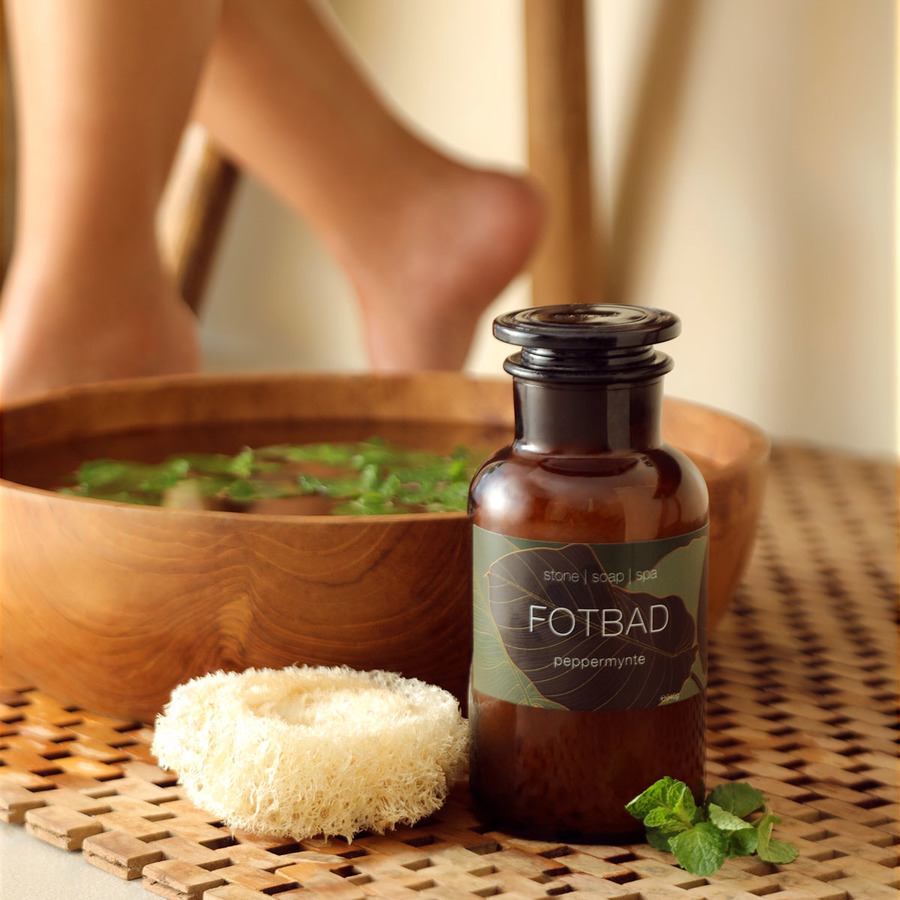 Stone Soap Spa Loofah Foot Scrub 1pcs