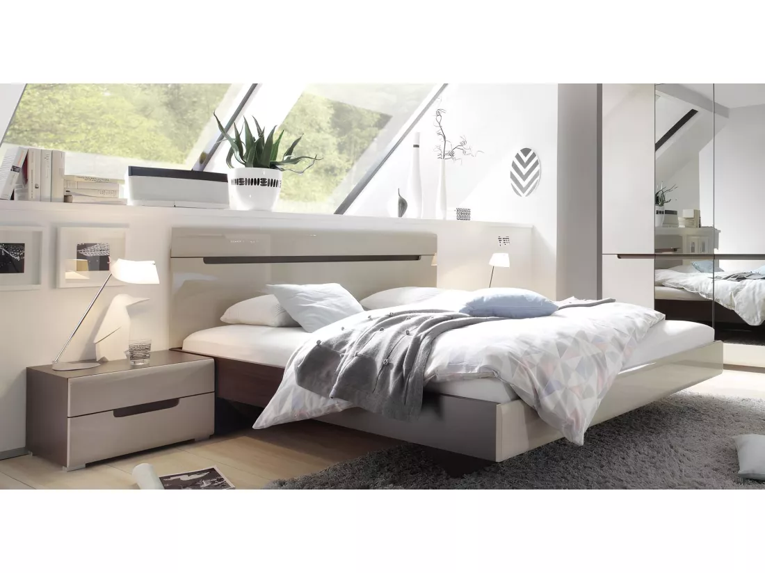 Chambre complète HEKTOR 180x200 cm - SANS ARMOIRE