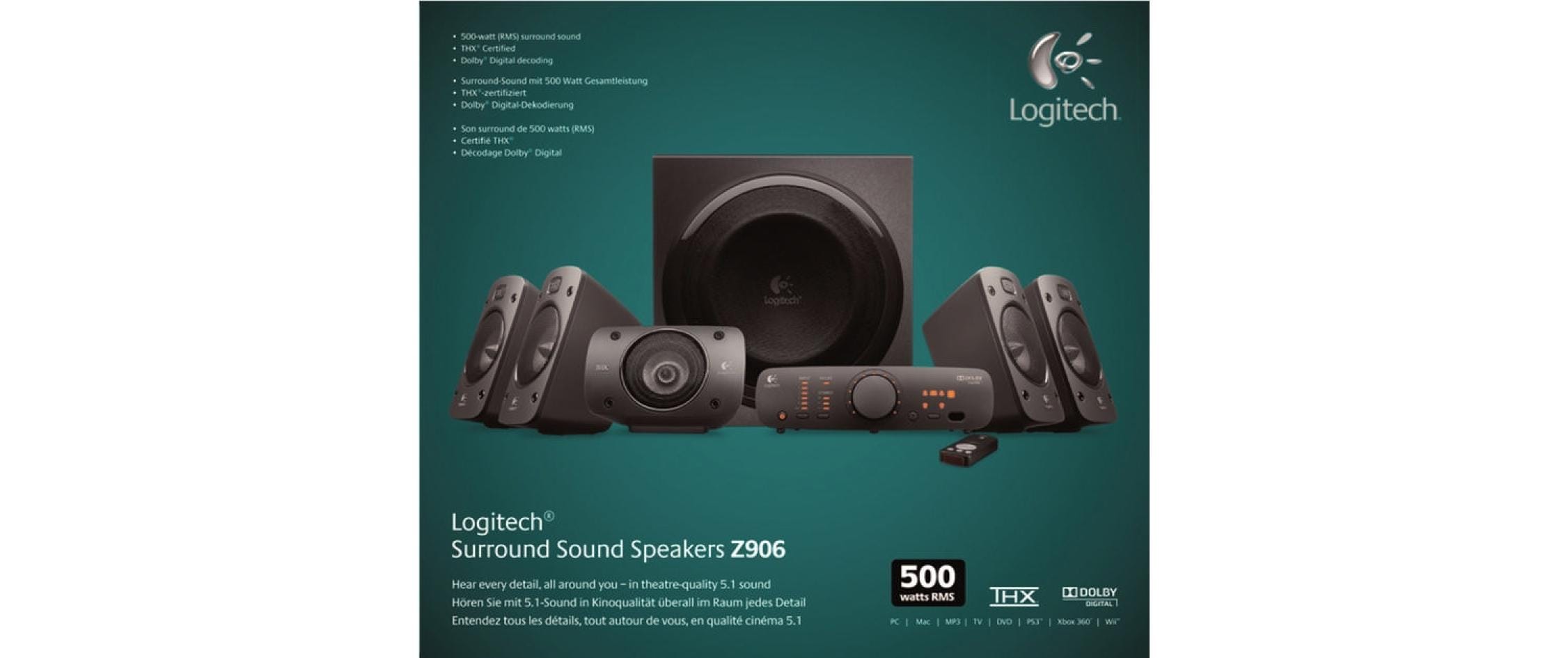 PC-Lautsprecher Z906<br>5.1-Kanal-Lautsprechersystem