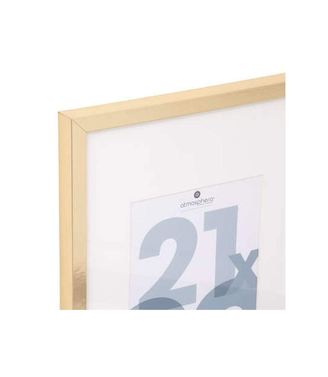 Cadre Photo en Verre Manu 21x30cm Or