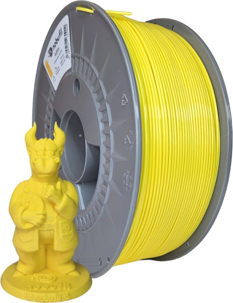 Nobufil  ABSx Industrial Yellow, 1,75 mm / 1000 g    ABS Filament aus recycelten Kunststoffen
