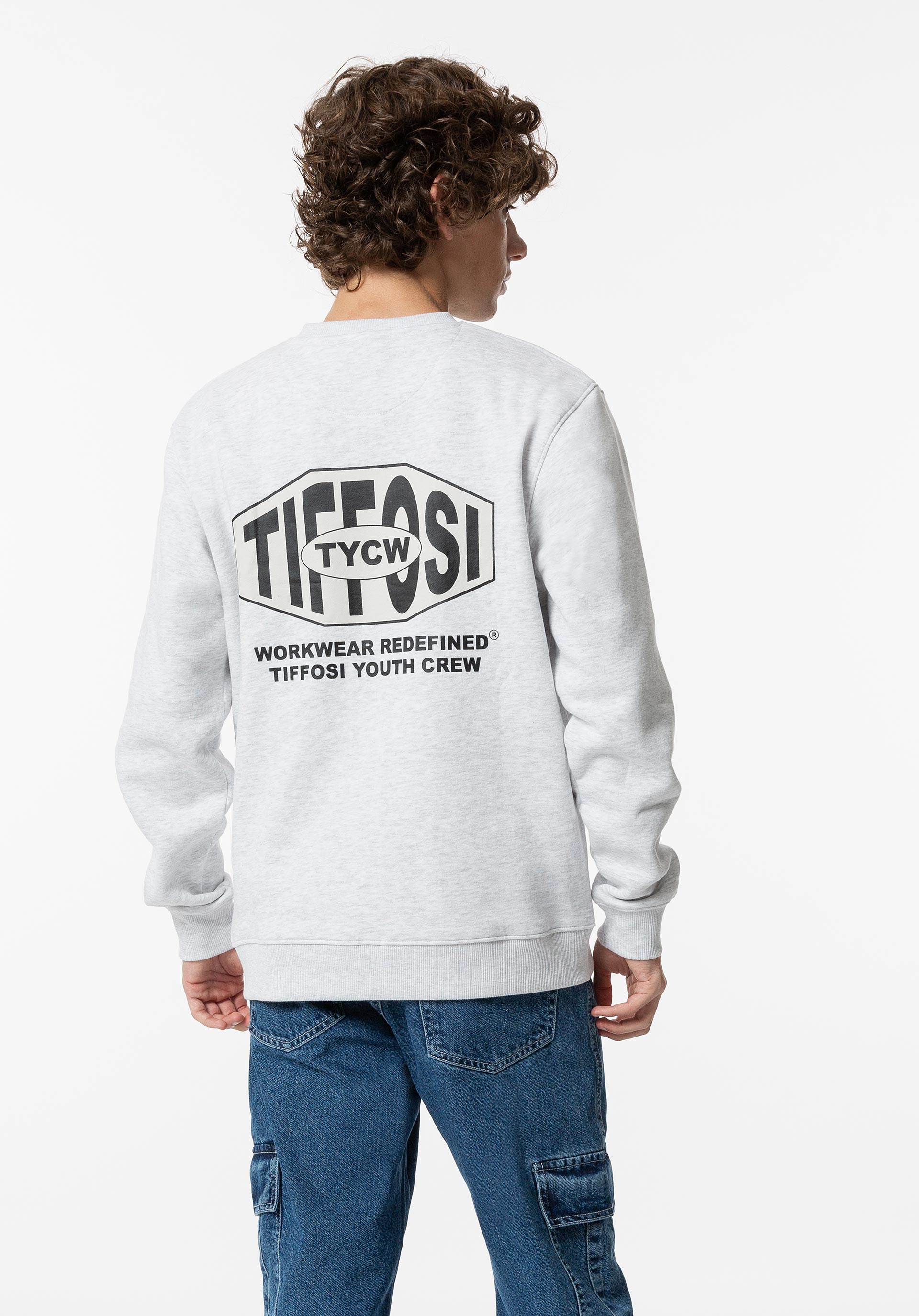 Sweatshirt com Estampado nas Costas