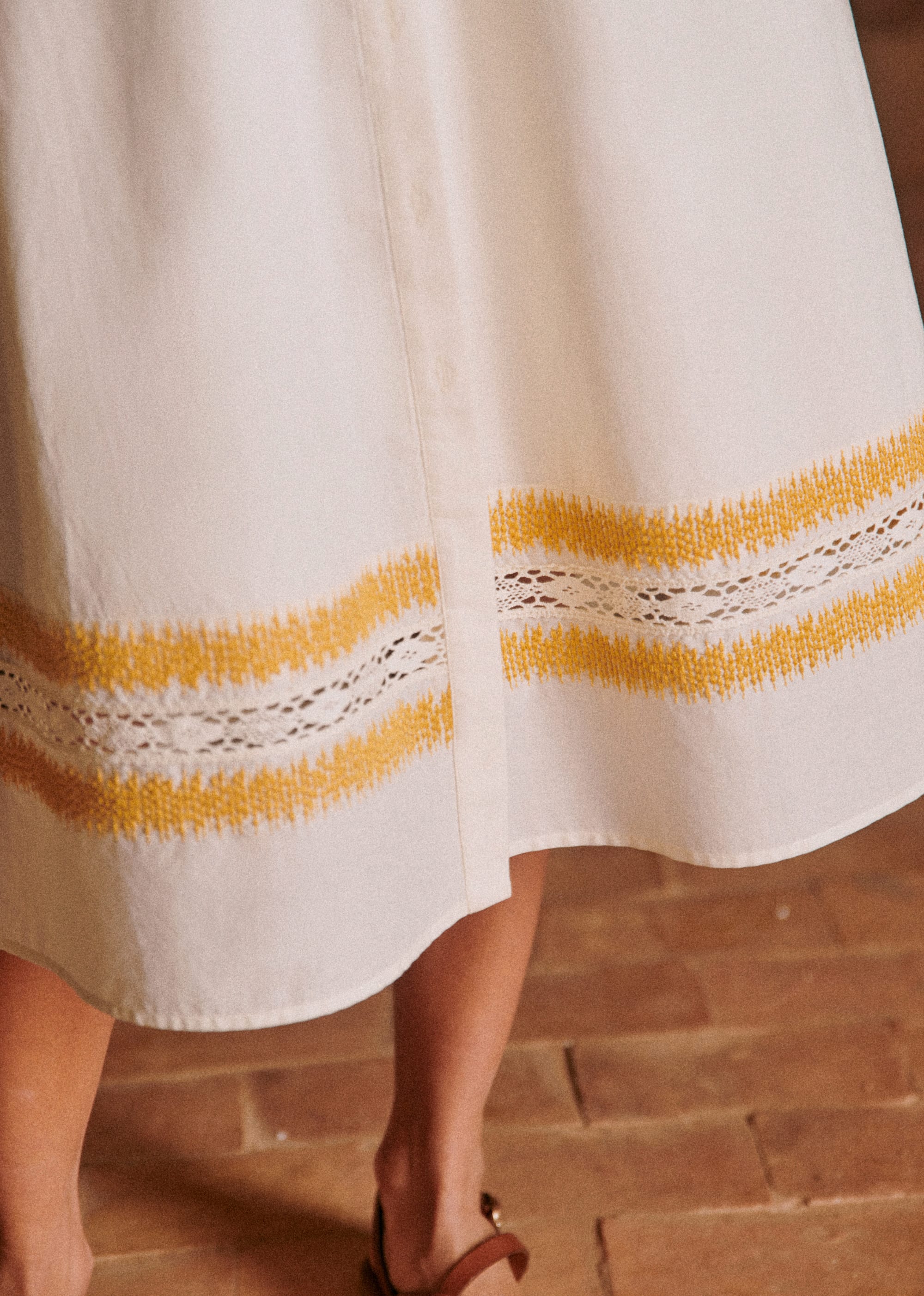 Robe Élodie - Ecru Jaune - E-SHOP/ROBES 5905187
