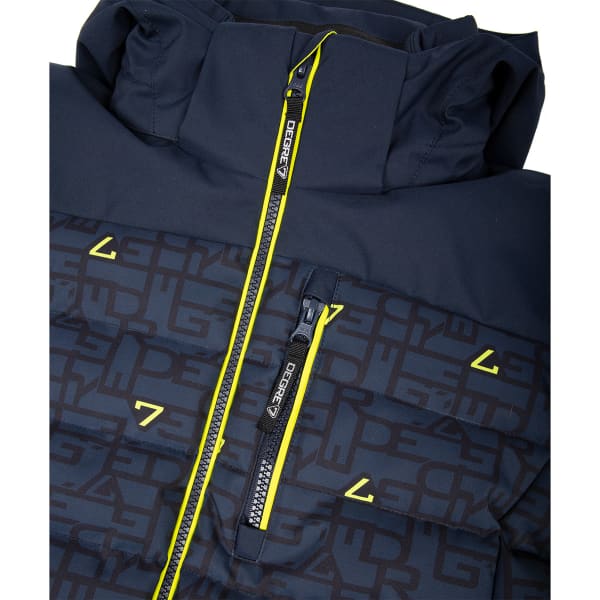 Veste de ski DEGRÉ7 DEGRE 7 CHALVES PRINT JKT JR DARK BLUE