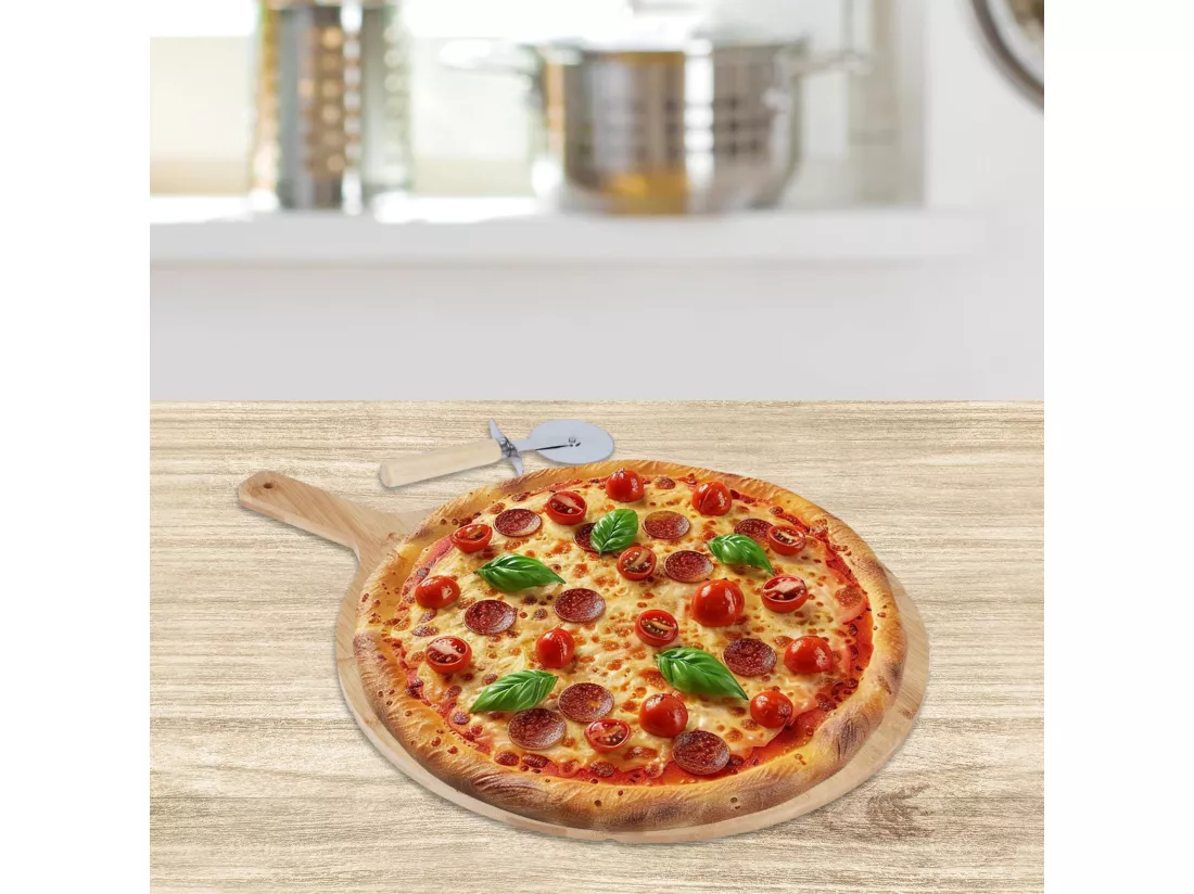 Ensemble de coupe à pizza 2 pièces Well Home