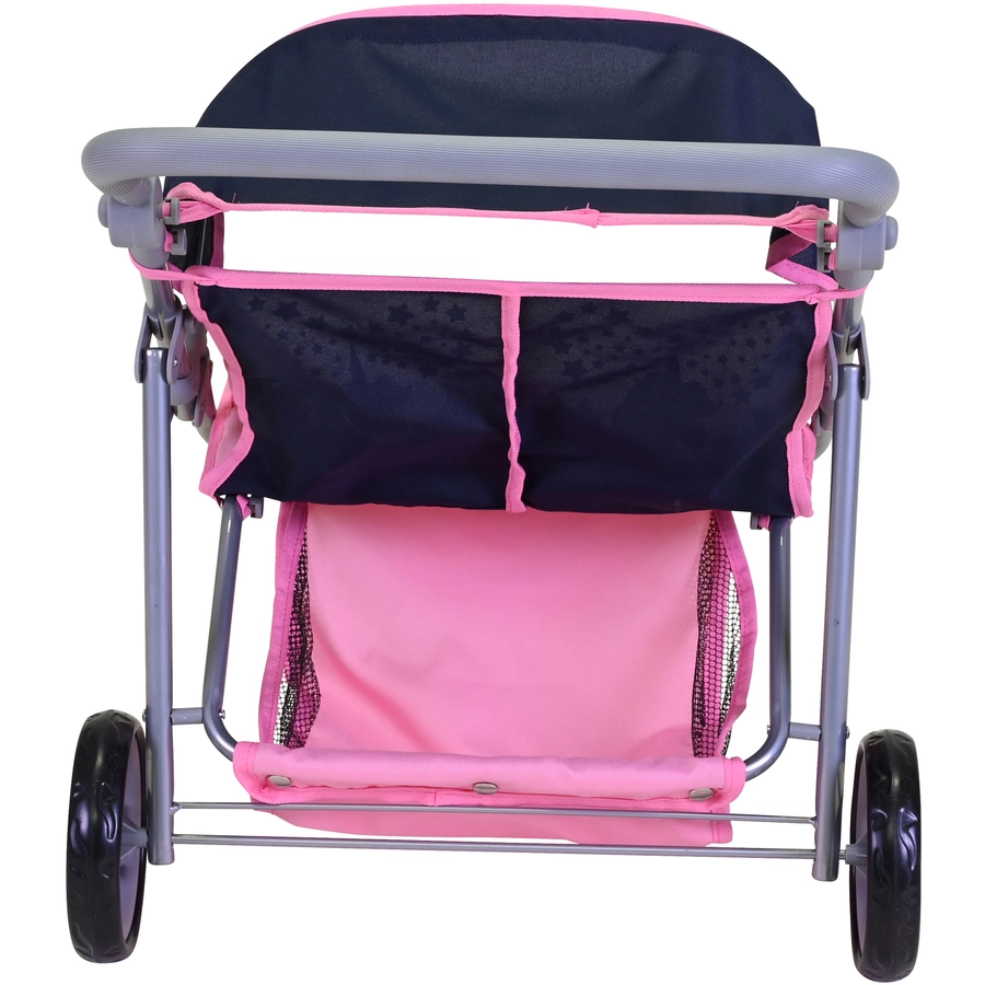 knorr toys® Zwillingspuppenwagen Duo - Magic Unicorn blau