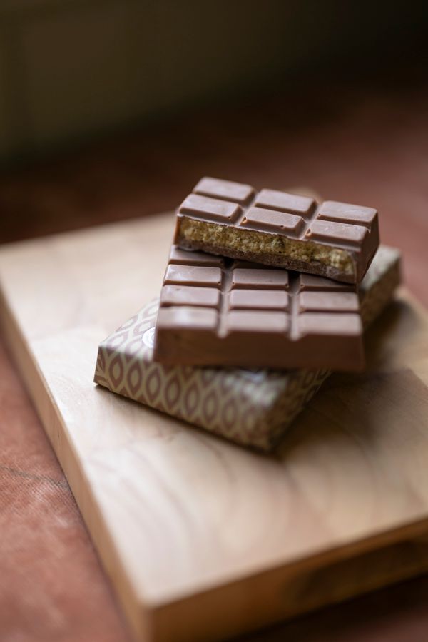 Chocoladetablet, melk en pistachecrème, 140 gram