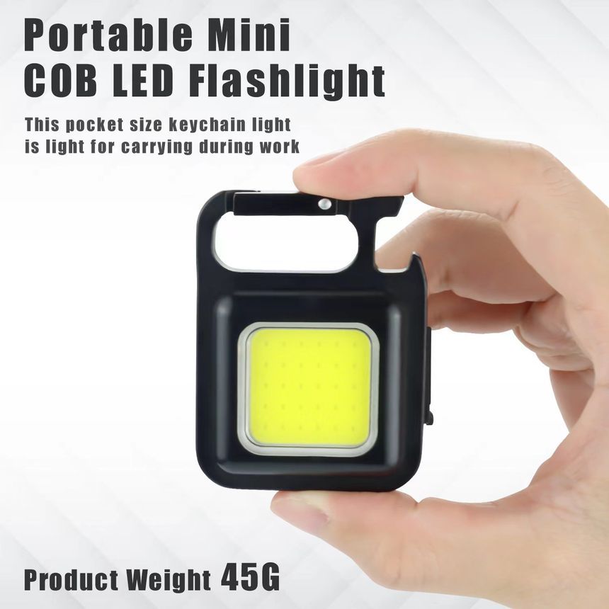 HOMTEC - USB oplaadbare draagbare COB-lamp