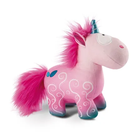 NICI Kuscheltier Einhorn Midnight Floral stehend, 22 cm