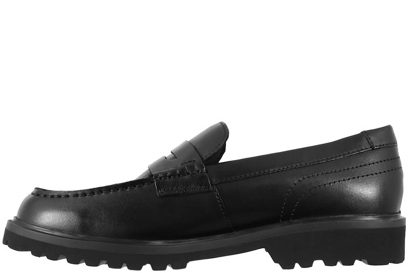 CLARKS BERWICK LO LOAFERS I SORT SKIND