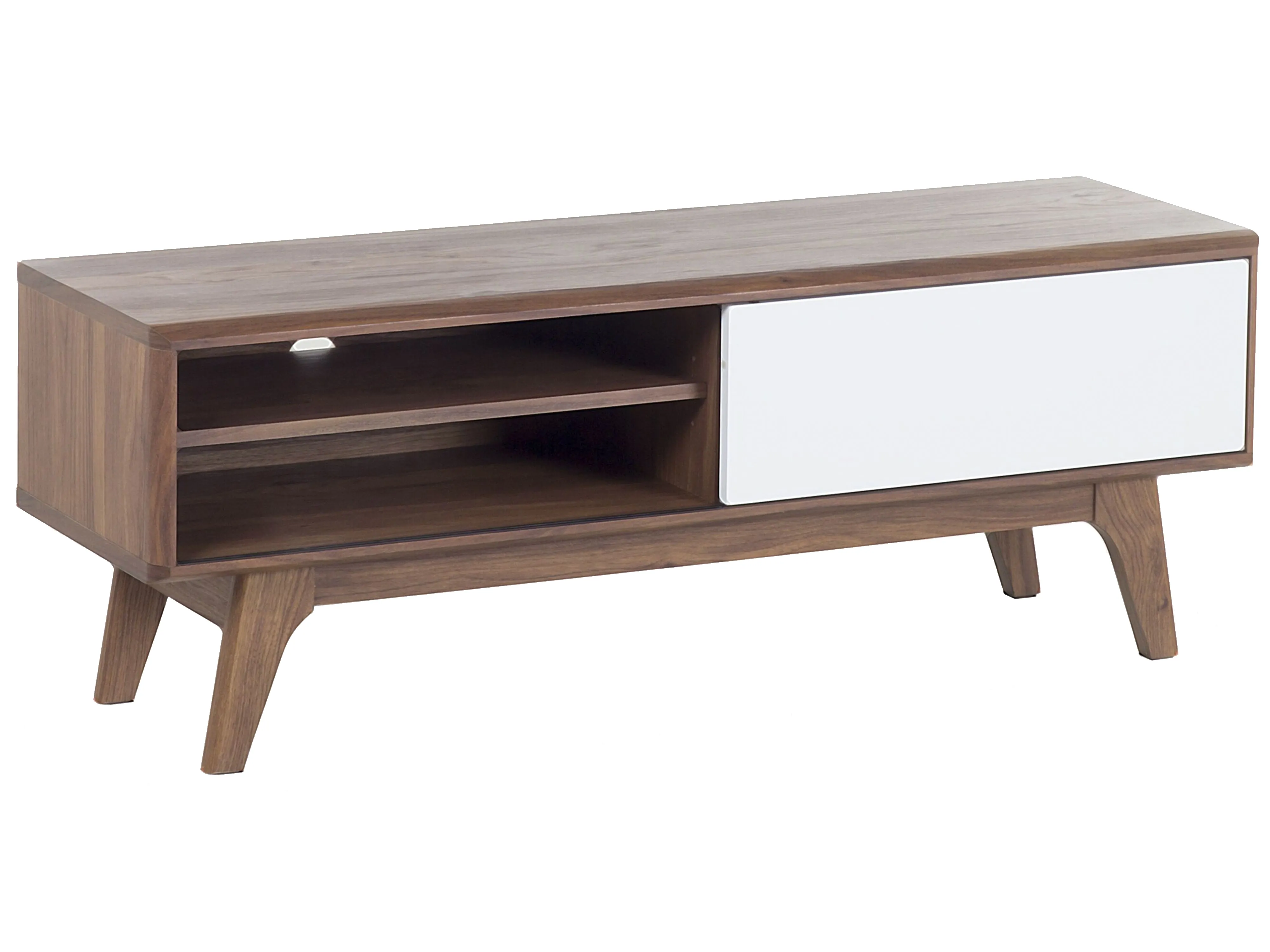 TV-meubel BUFFALO Bruin/wit