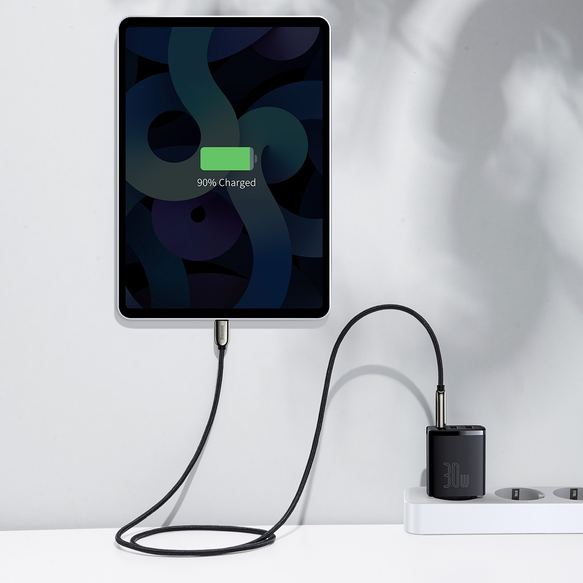 (30W) Dual USB A / USB C Quick Charge QC 3.0 Ladegerät mit Power Delivery 3.0 - Schwarz