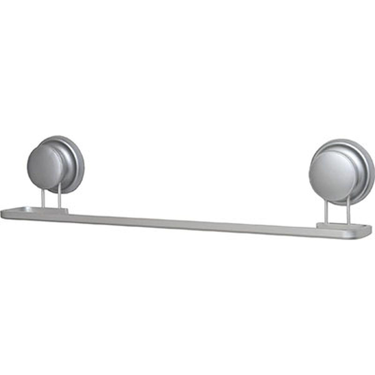 PORTE SERVIETTES ALUMINIUM SUR VENTOUSES CHROME
