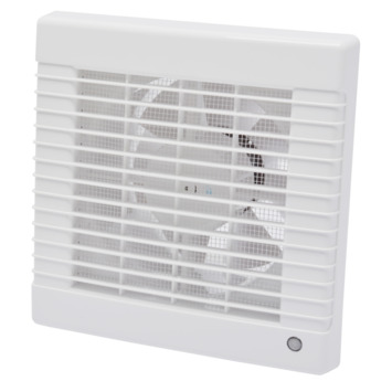Sanivesk inbouwventilator Standaard met timer wit Ø 150 mm