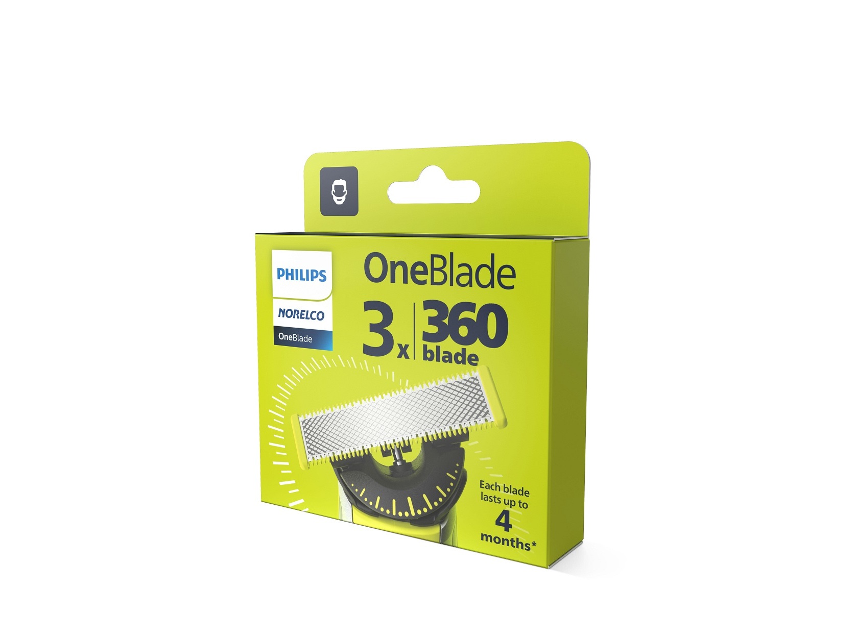 PACK 3 LÂMINAS BARBEAR PHILIPS ONE BLADE 360 QP430/50