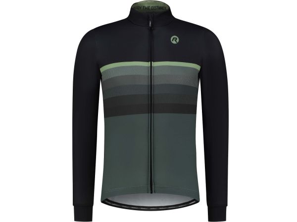 Rogelli Hero II LS Cykeltrøje, Green/Black