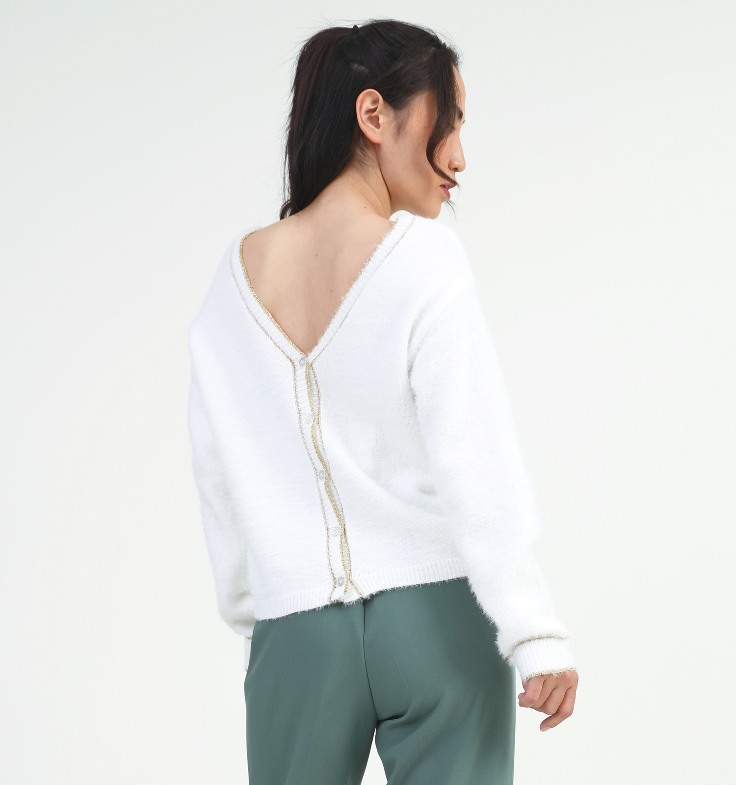 Cardigan wit