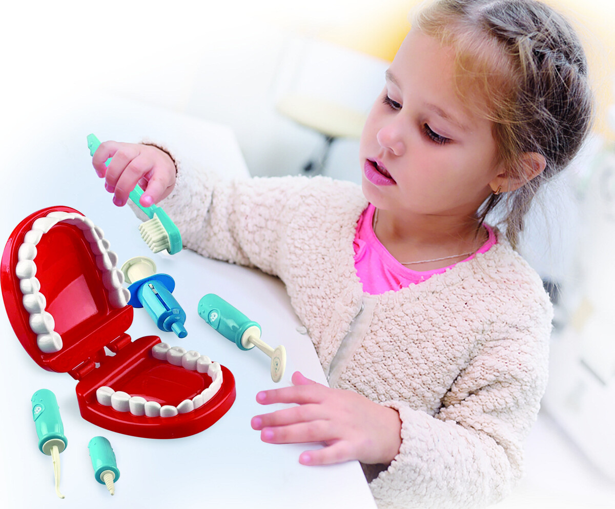 Tandlæge Legetøj - Junior Home - 10 Dele
