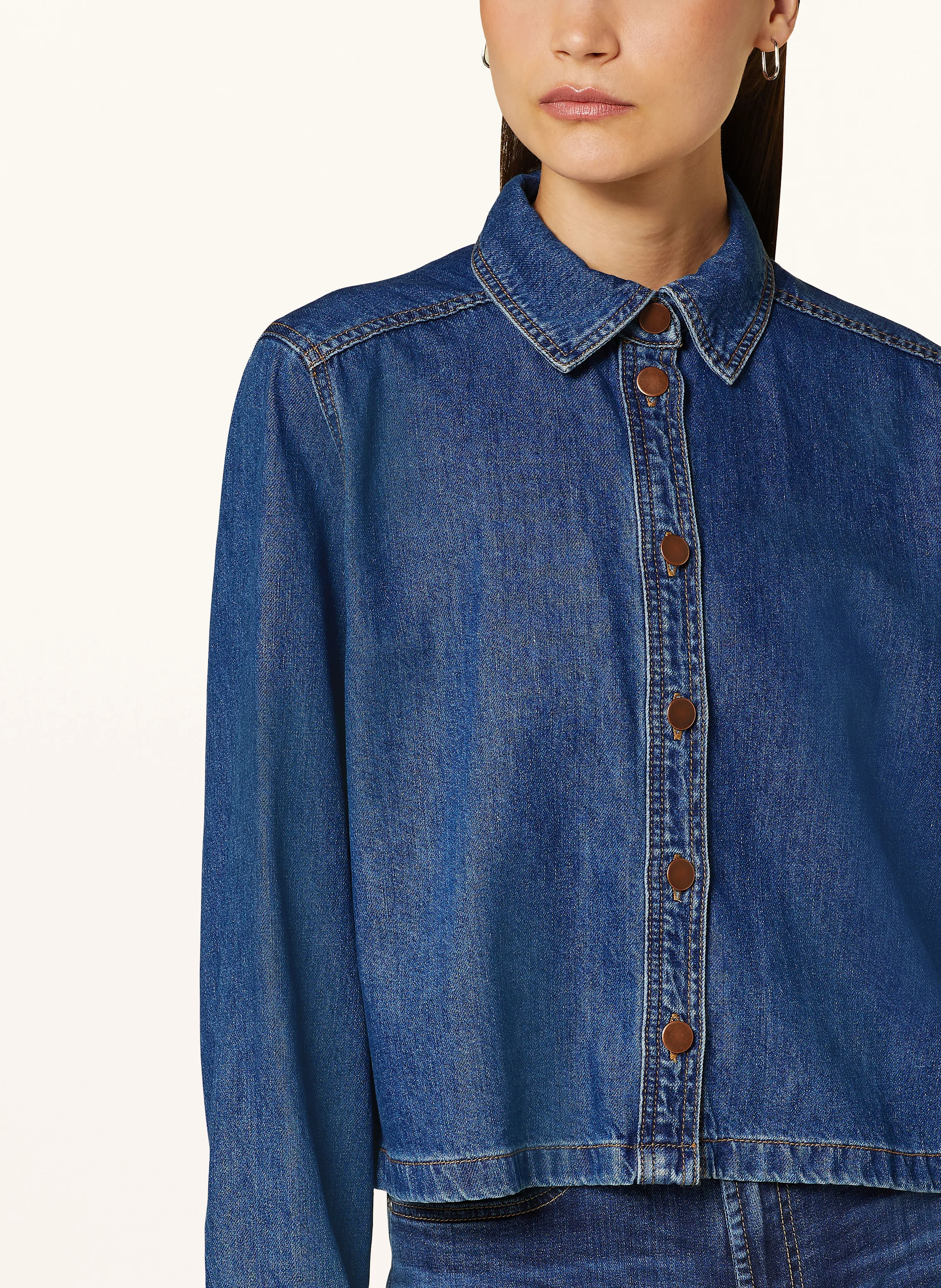 MSCH COPENHAGEN Jeansbluse MSCHADALYN ELENA