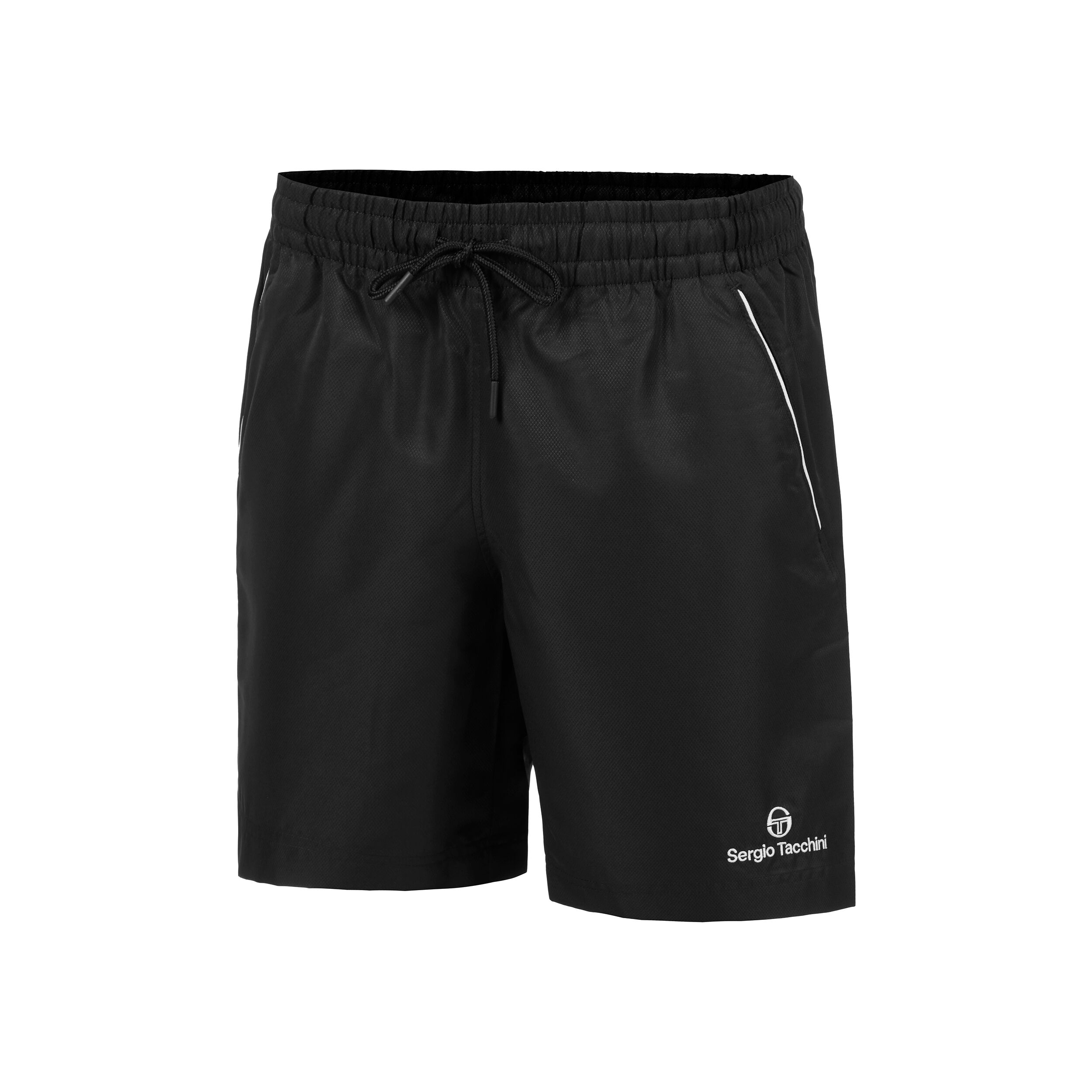 Sergio Tacchini Rob Pl Shorts Hommes - Noir , Blanc