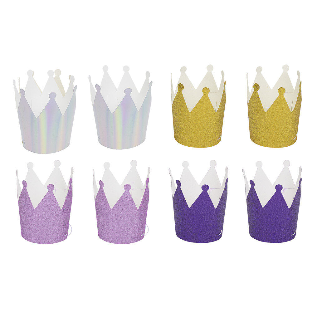 Couronne papier thème fée x8