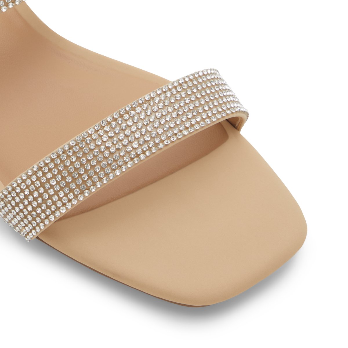 K STUDIO-Withe-Mules Sandales - Talon Bloc - Autre Beige