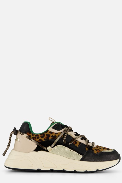 POSH by Poelman Sneakers blauw Textiel