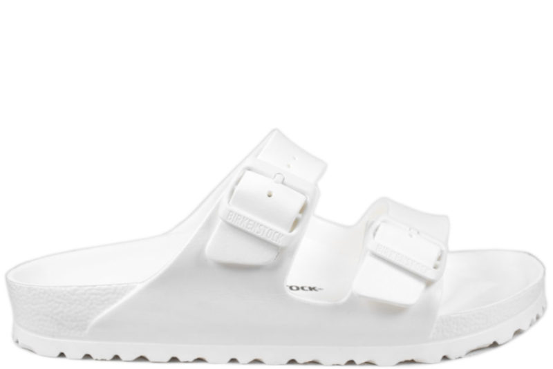 BIRKENSTOCK HVID SLIPPERS