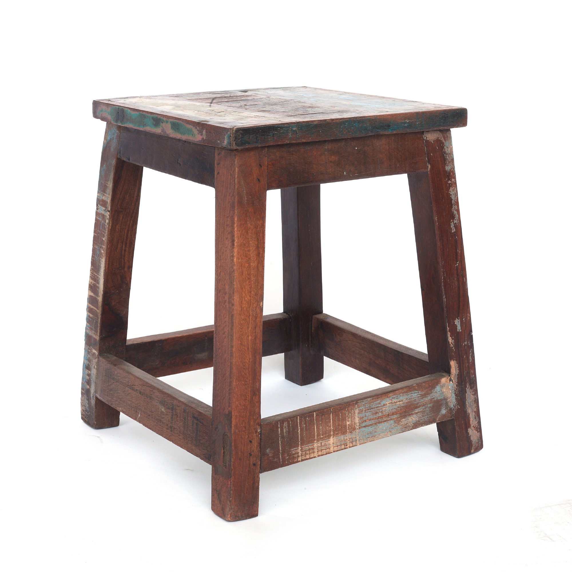 Hocker 'Jarrow', multicolor, H 40 cm, L 30 cm, B 30 cm von fischer's lagerhaus