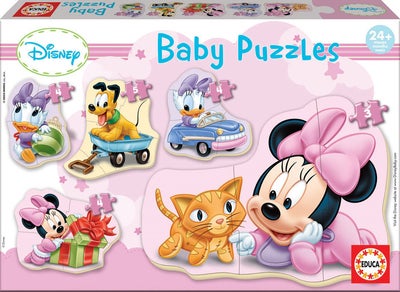 Educa Disney Minni Mus Puslespill 5-i-1
