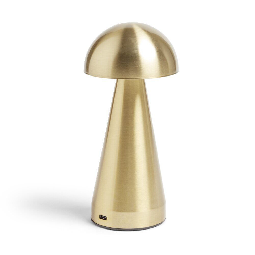 Lampe de table Roundi USB tactile jaune Ø9,5xH22,5cm