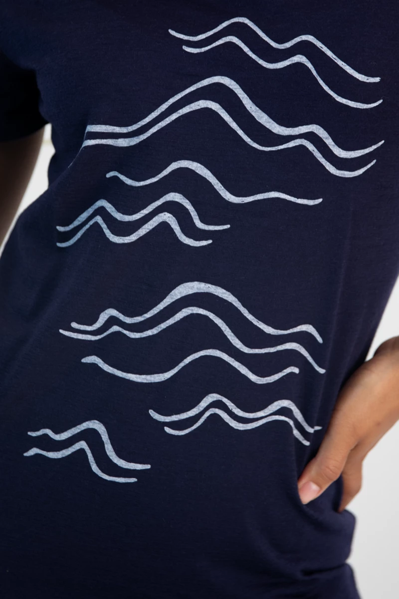 icebreaker Merino 150 Tech Lite II Mountain Damen T-Shirt