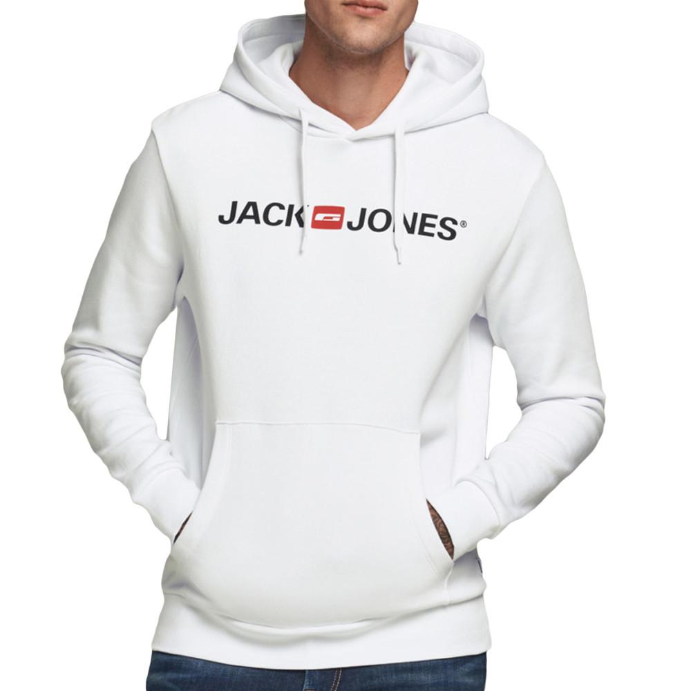 Jack & Jones Sweat à capuche Blanc Homme Jack & Jones Corp