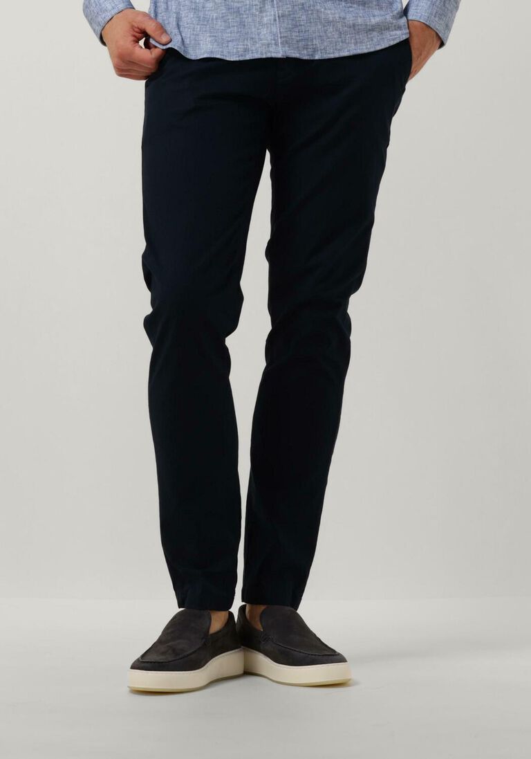VANGUARD donkerblauwe vanguard chino v12 chino 4-way stretch twill