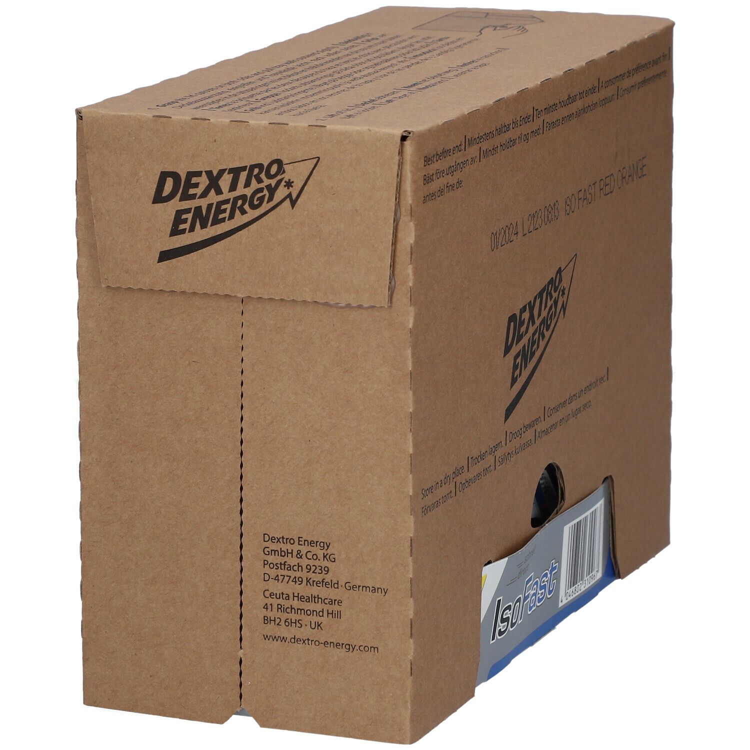 Dextro Energy Iso Fast, Red Orange