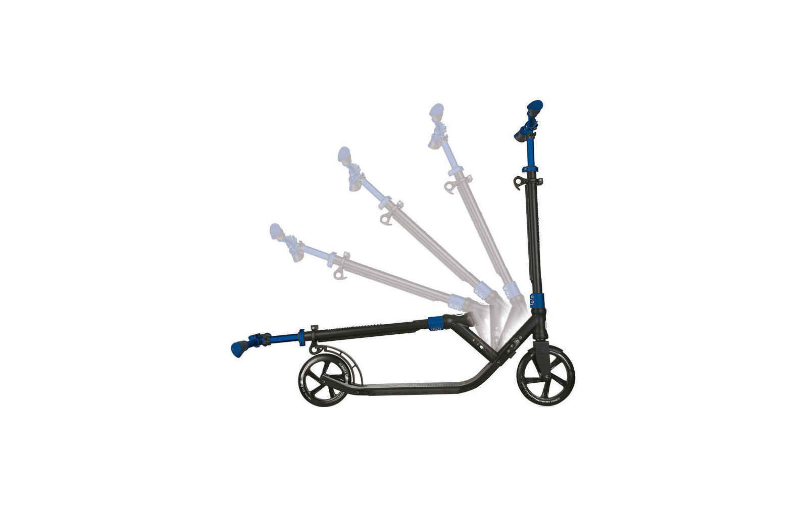 Globber One NL 205-180 Duo klappbarer Scooter Dunkelblau