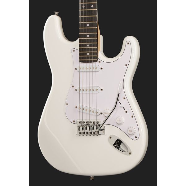 Harley Benton ST-20 Standard Serie E-Gitarre weiß