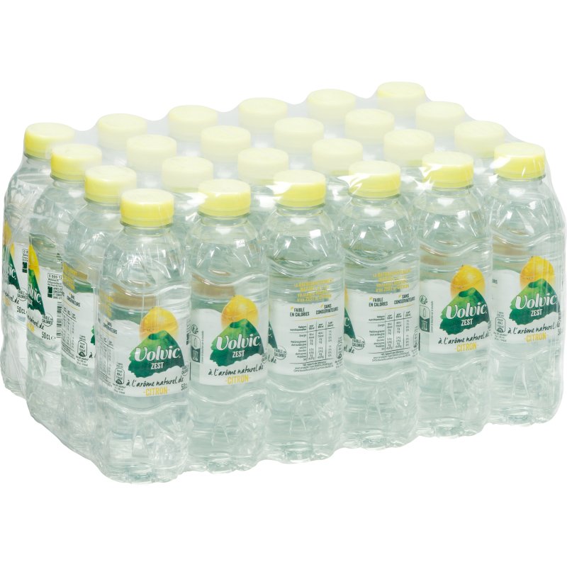 Eau Volvic Zest citron 50 cl - 24 bouteilles